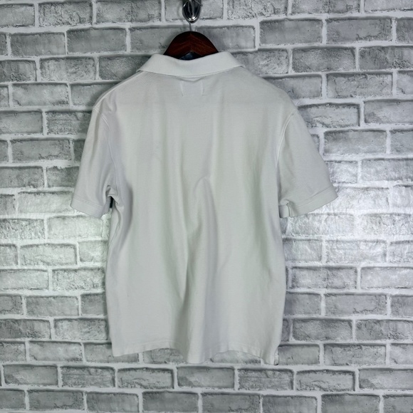 Go Arnie Arnold Palmer White Collared Team USA BIG LOGO Golf Polo Mens Medium - Picture 5 of 8